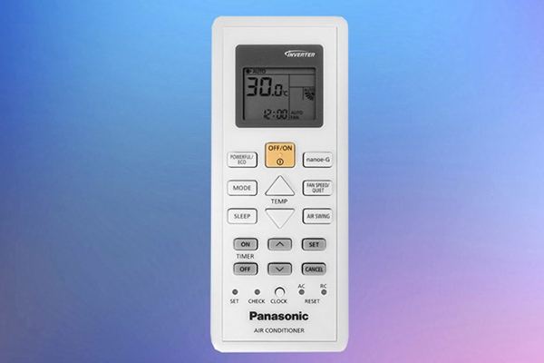 14 nút trên remote máy lạnh panasonic