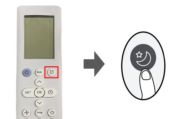 cách kích hoạt chế độ ngủ ngon điều hòa funiki