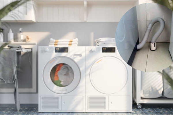 cách lắp đặt ống thoát nước máy giặt